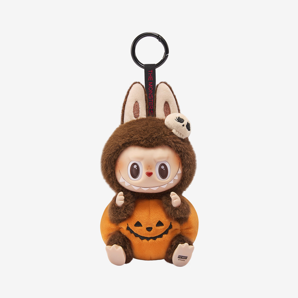 Authentic Happy Halloween Party Series-Sitting Pumpkin Vinyl Plush Pendant
