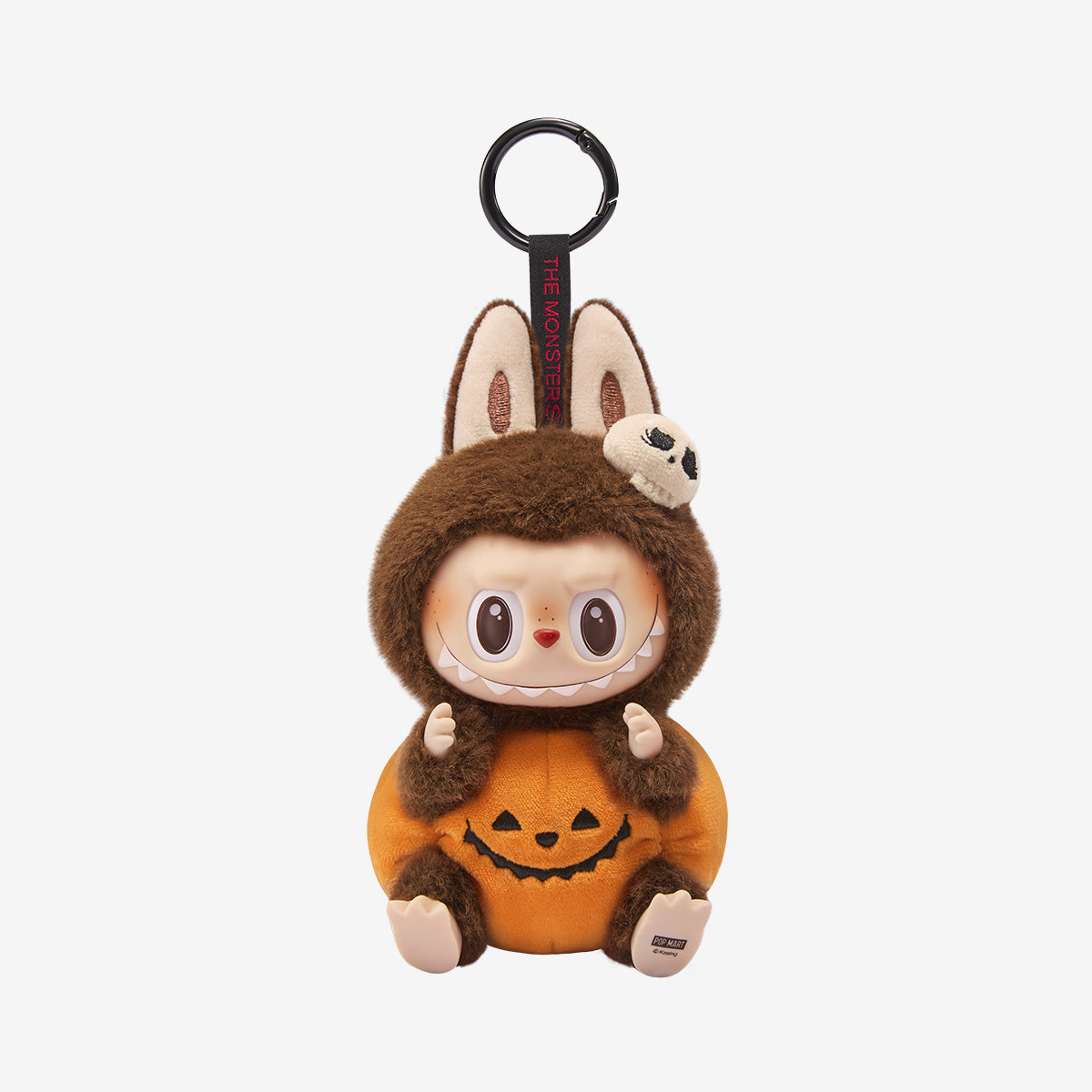 Authentic Happy Halloween Party Series-Sitting Pumpkin Vinyl Plush Pendant