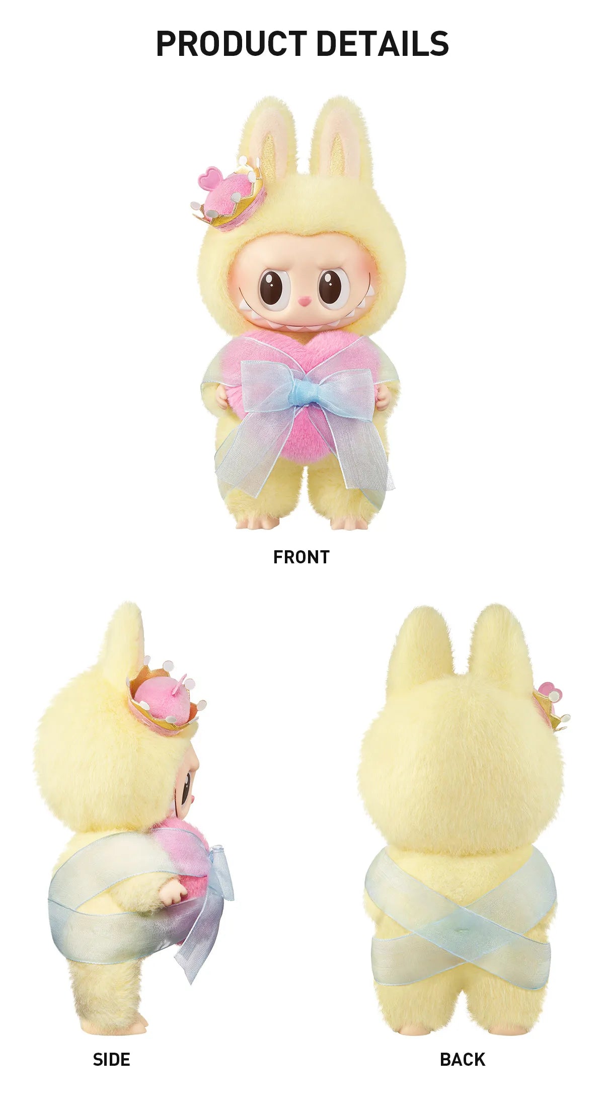 Authentic THE MONSTERS Let's Checkmate Series-Vinyl Plush Hanging Card