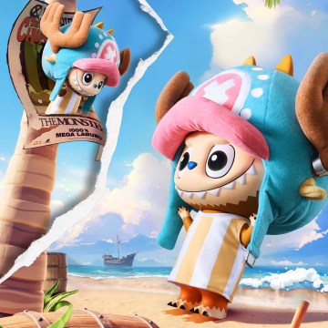 Authentic MEGA LABUBU 400% TONY TONY CHOPPER