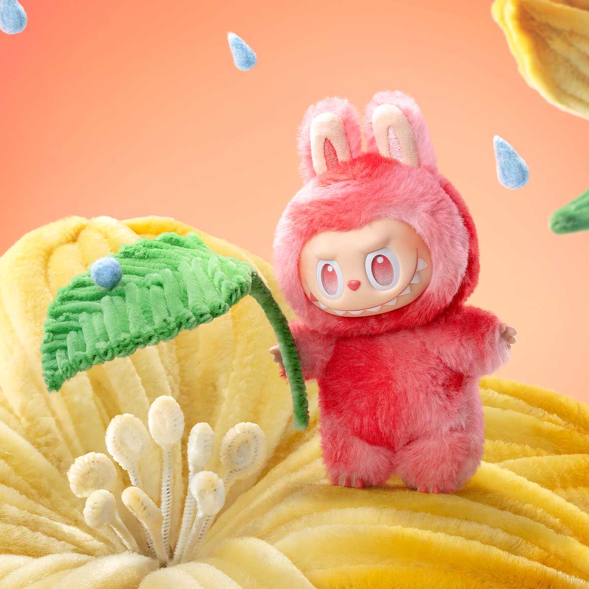 AUTHENTIC POP MART LABUBU-THE MONSTERS Big into Energy Series-Vinyl Plush Pendant BILND BOX