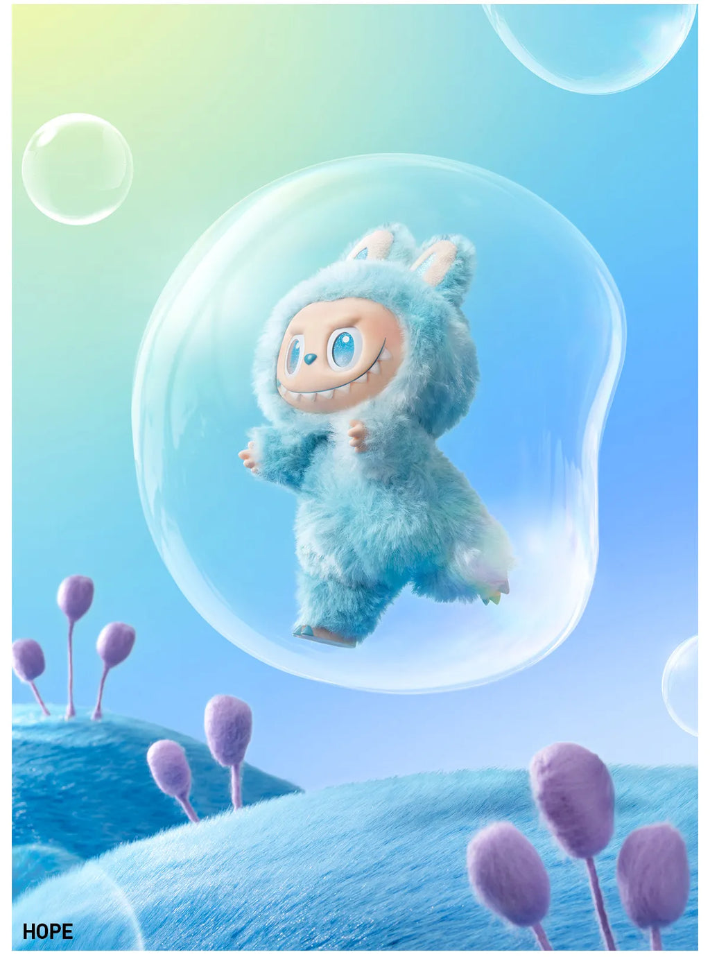 AUTHENTIC POP MART LABUBU-THE MONSTERS Big into Energy Series-Vinyl Plush Pendant BILND BOX
