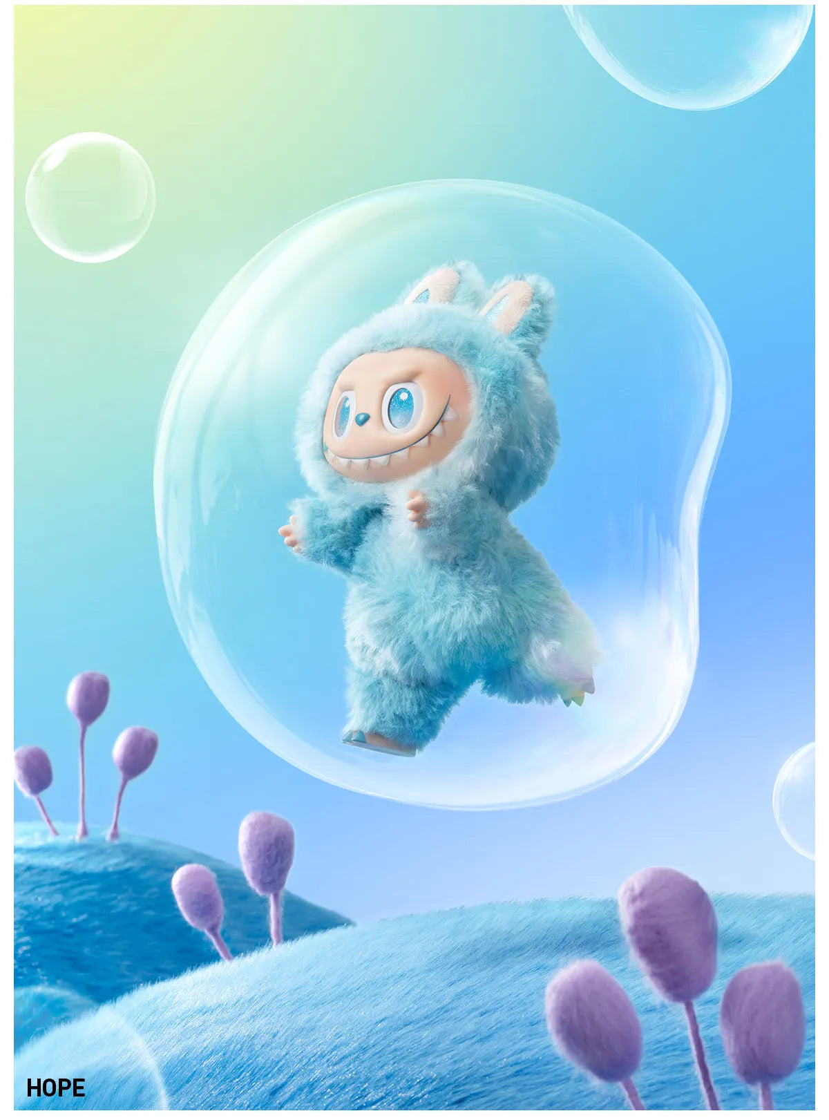 AUTHENTIC POP MART LABUBU-THE MONSTERS Big into Energy Series-Vinyl Plush Pendant BILND BOX