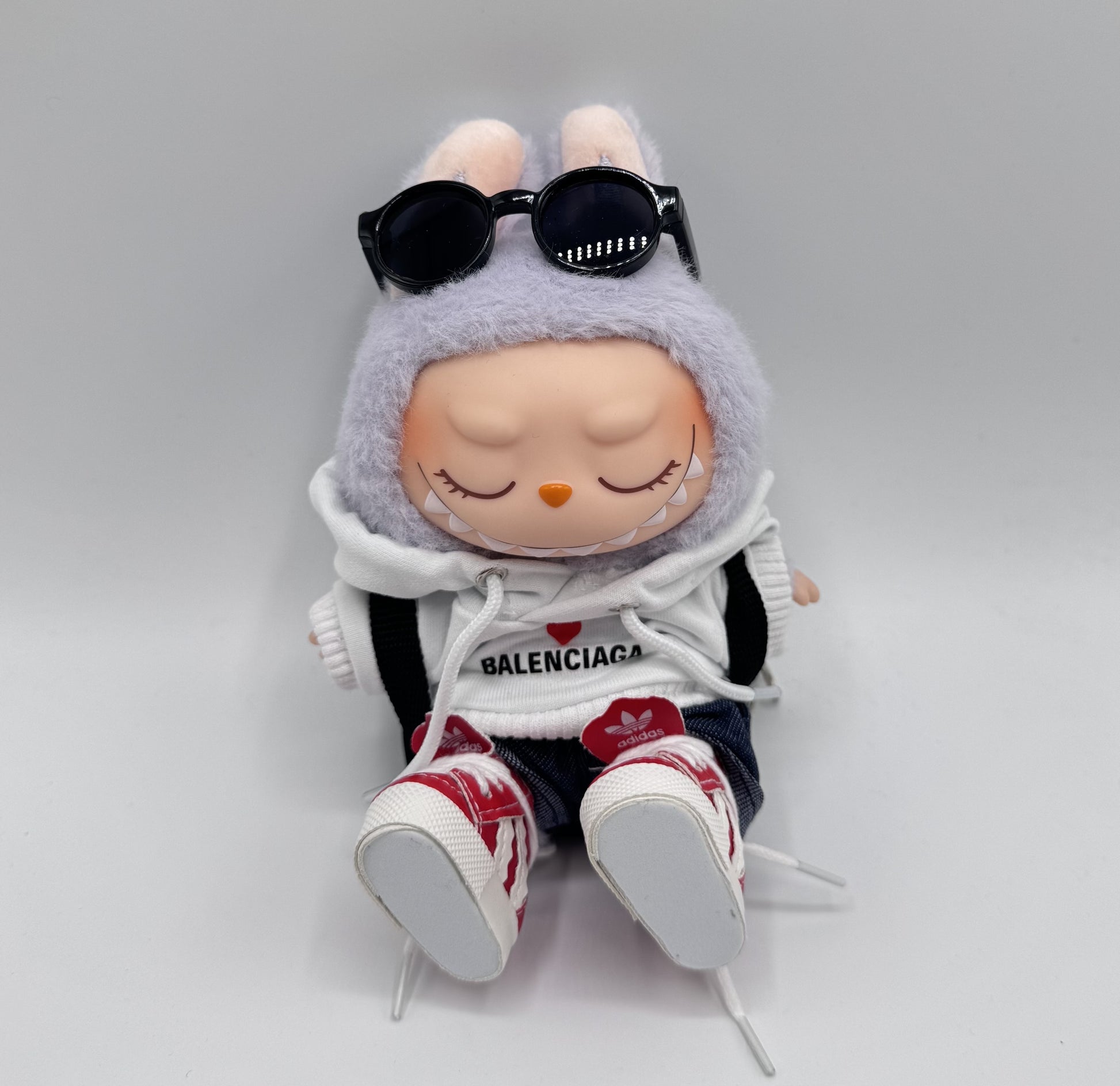 Labubu White Hoodie