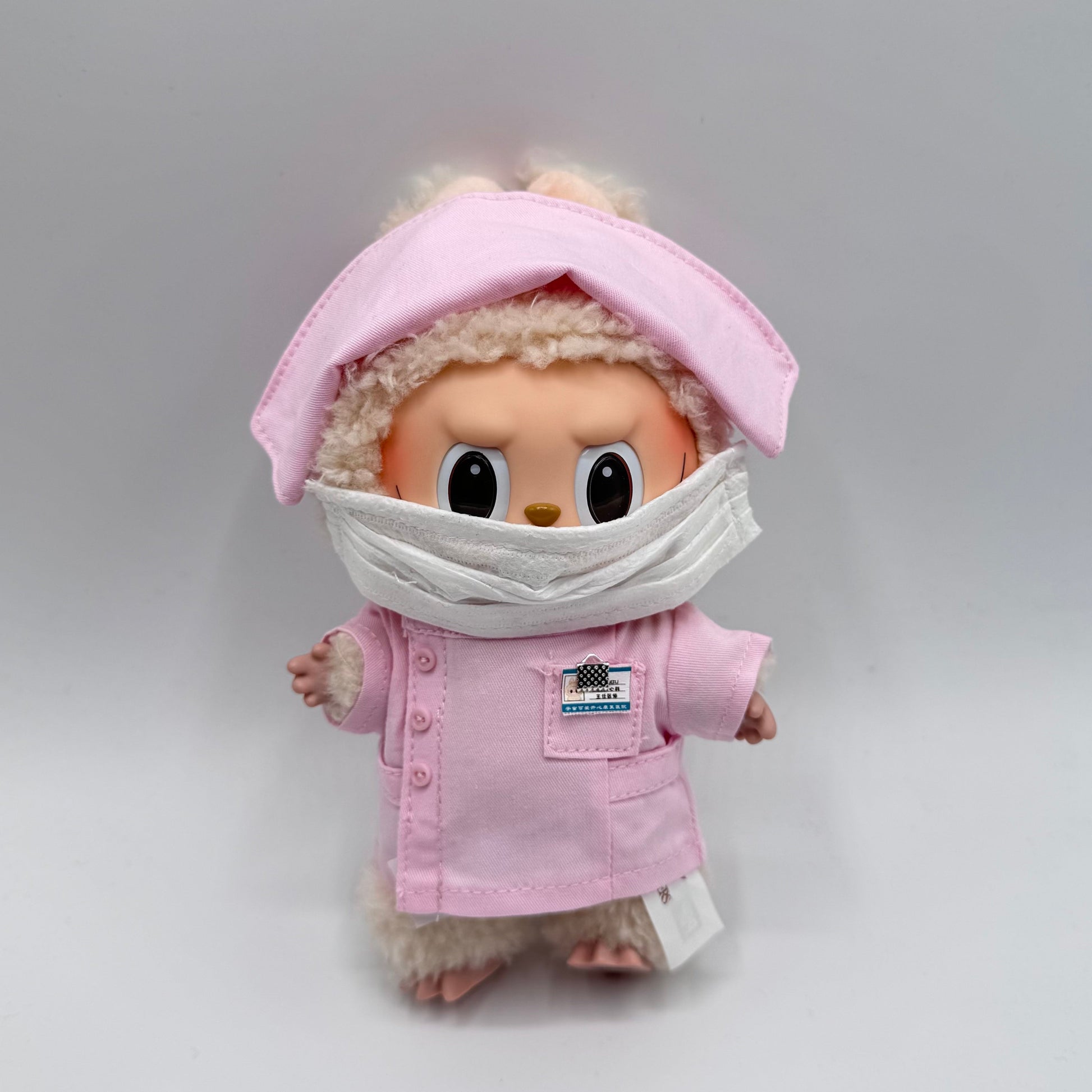 Labubu nurse pink outfit and headband /bubuworld