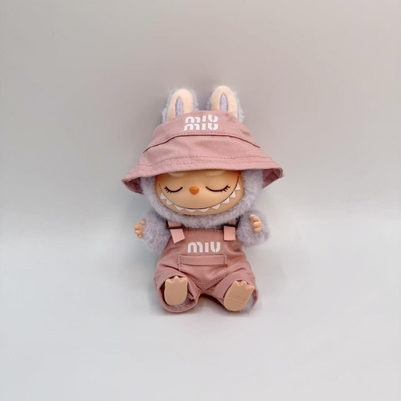 Labubu Pink Miumiu set overall clothing