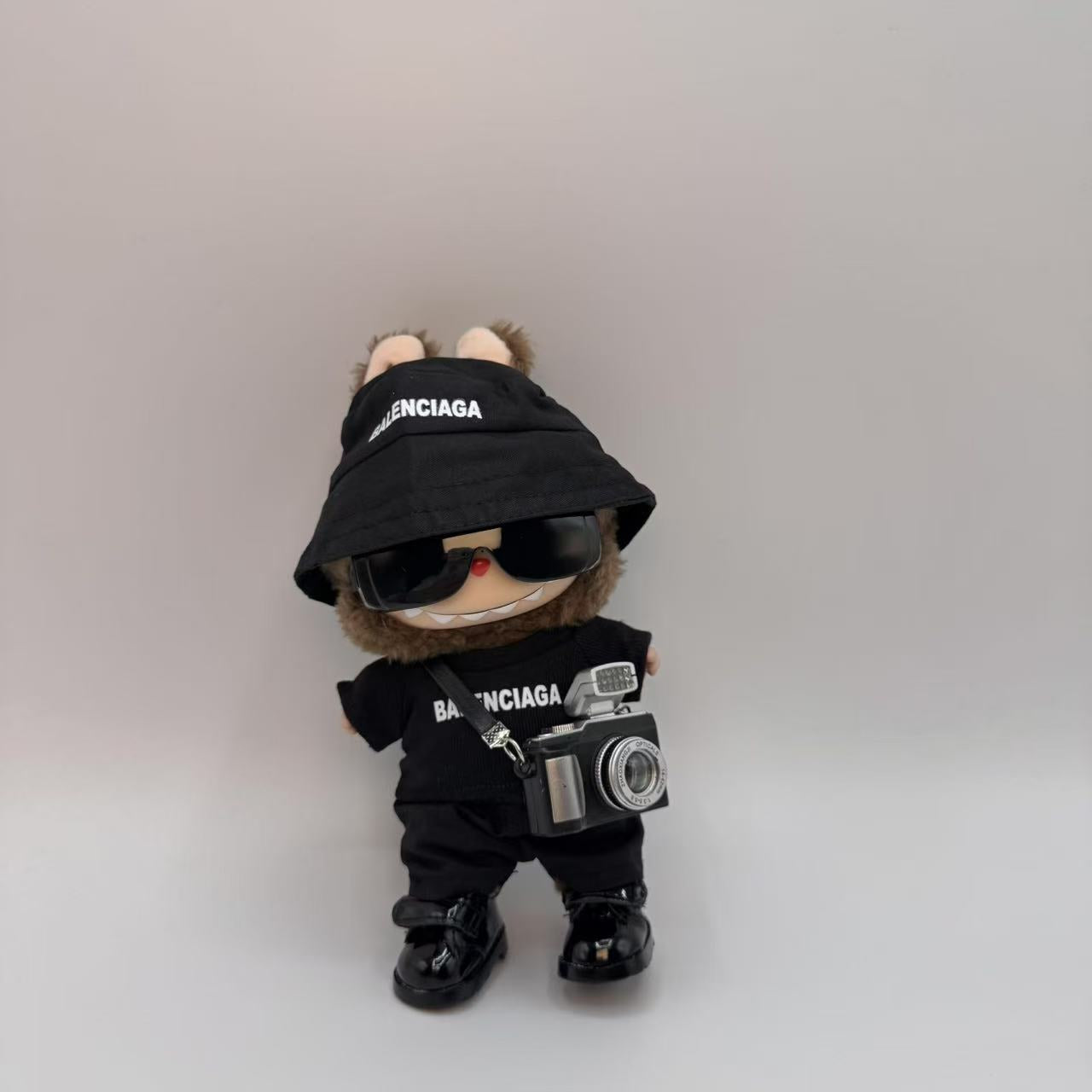 Labubu Black Balenciaga Outfit 