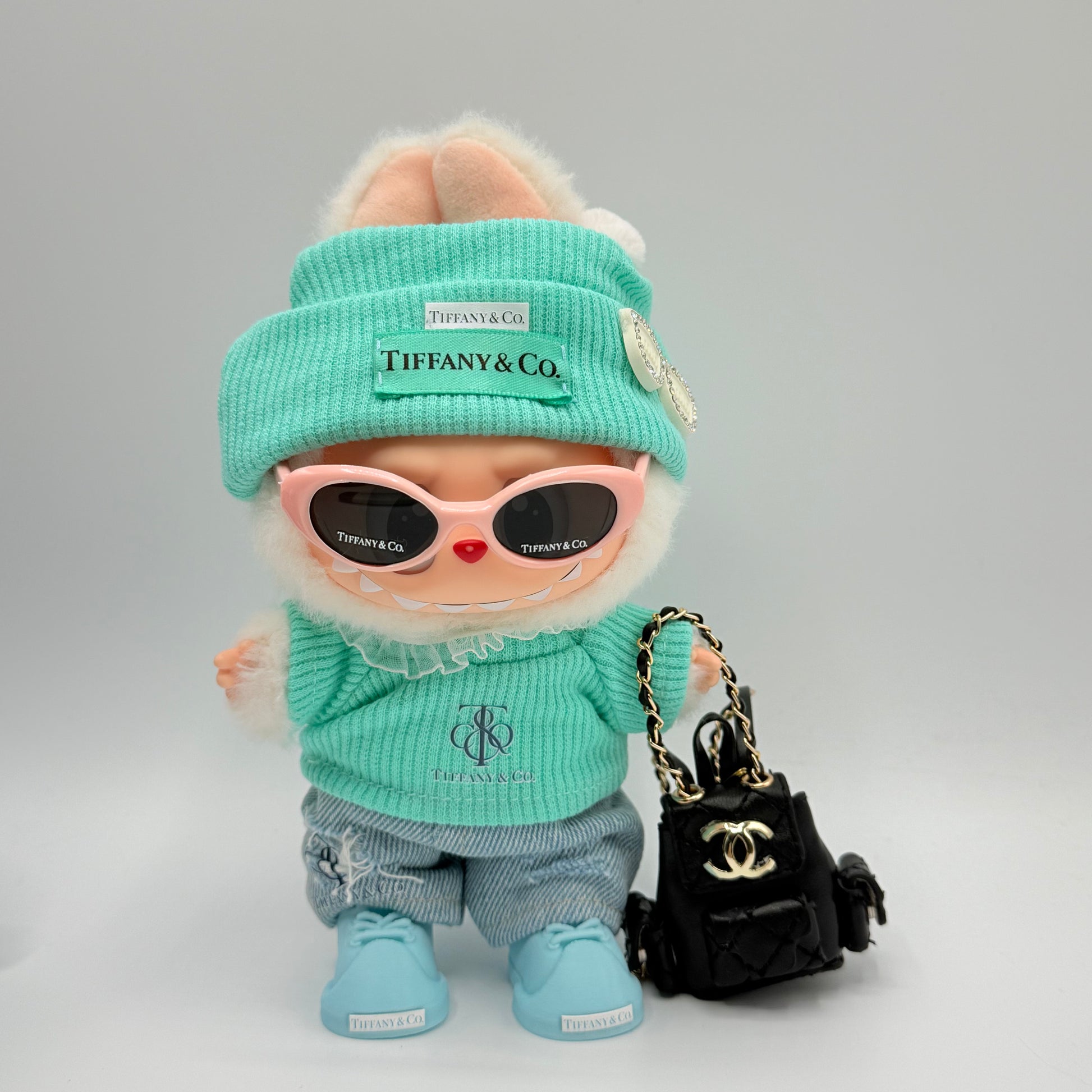 Labubu Tiffany & Co. Luxe Casual Beanie Full Set Outfit