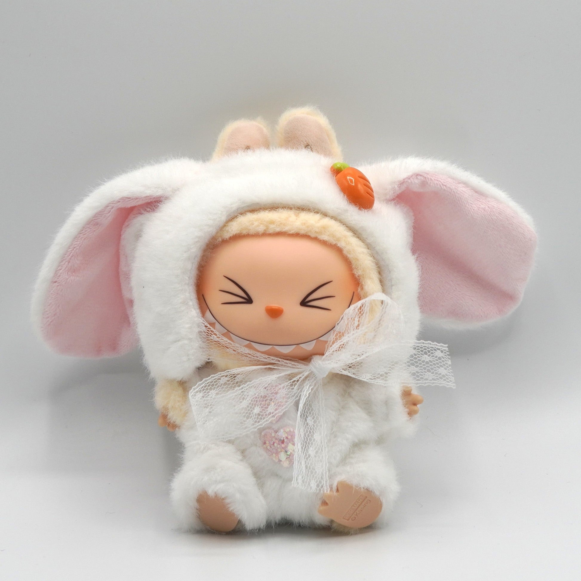 Labubu White Bunny Overall 