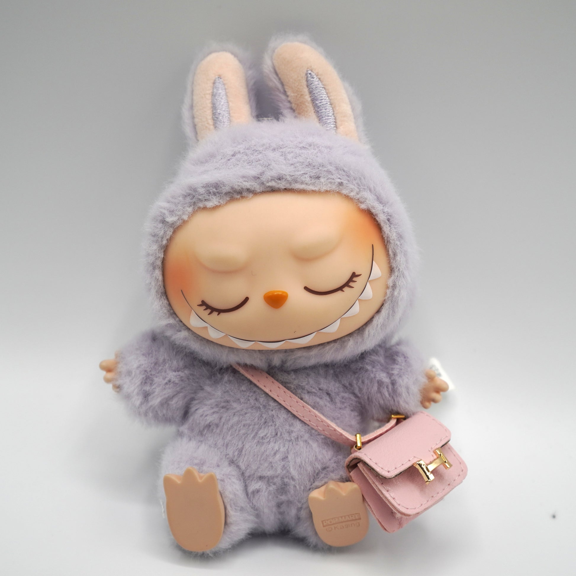 Labubu Pink Hermès Bag Charm
