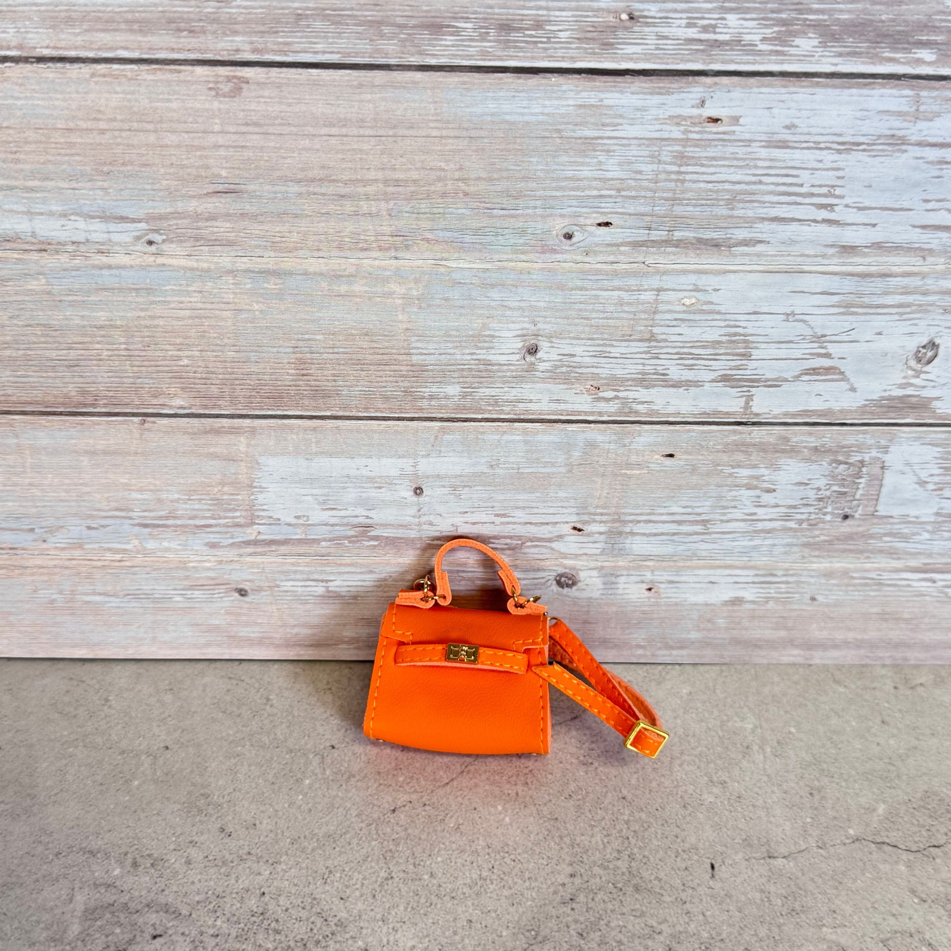 Labubu Orange Hermès Kelly Bag