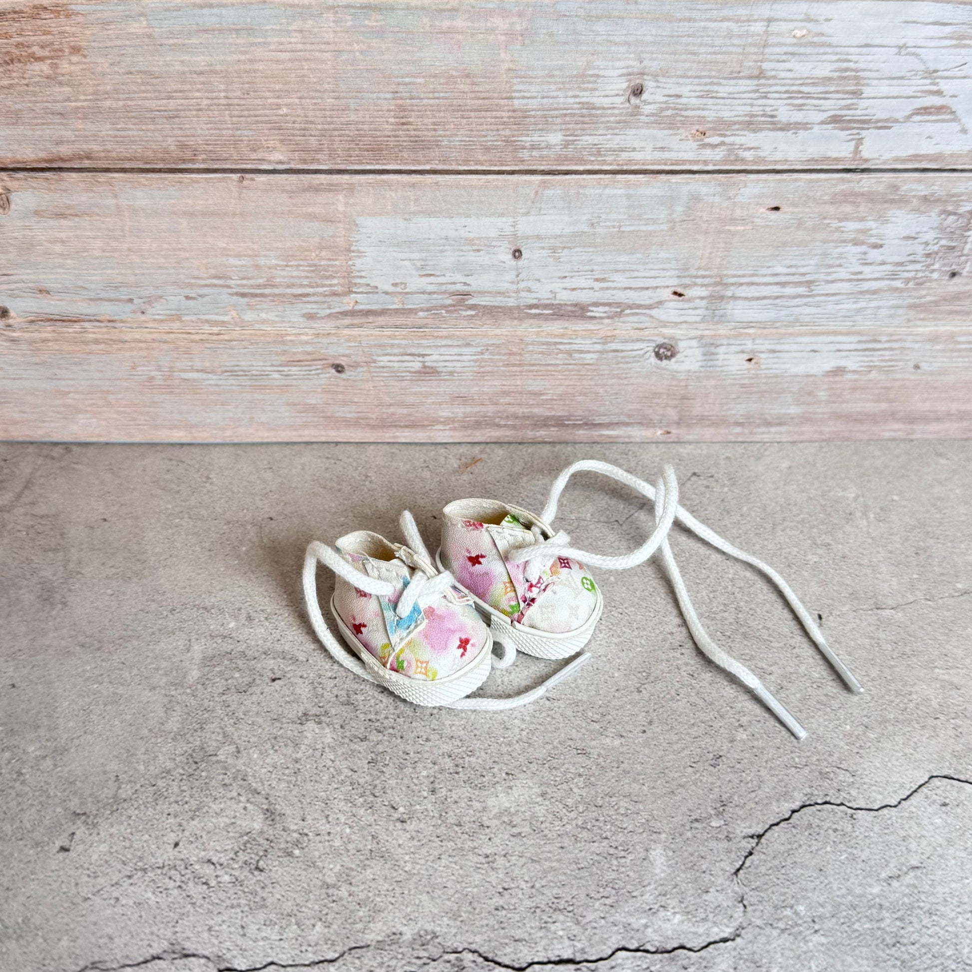 Labubu LV White Shoes – Designer Footwear
