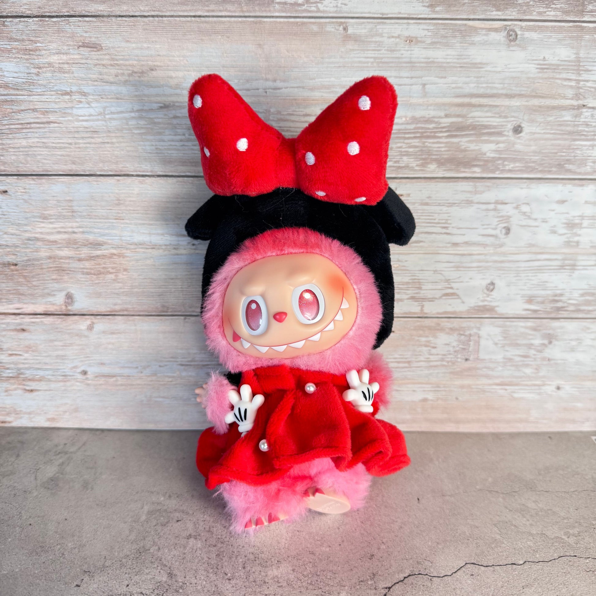 Labubu Minnie Outfit Overall 
