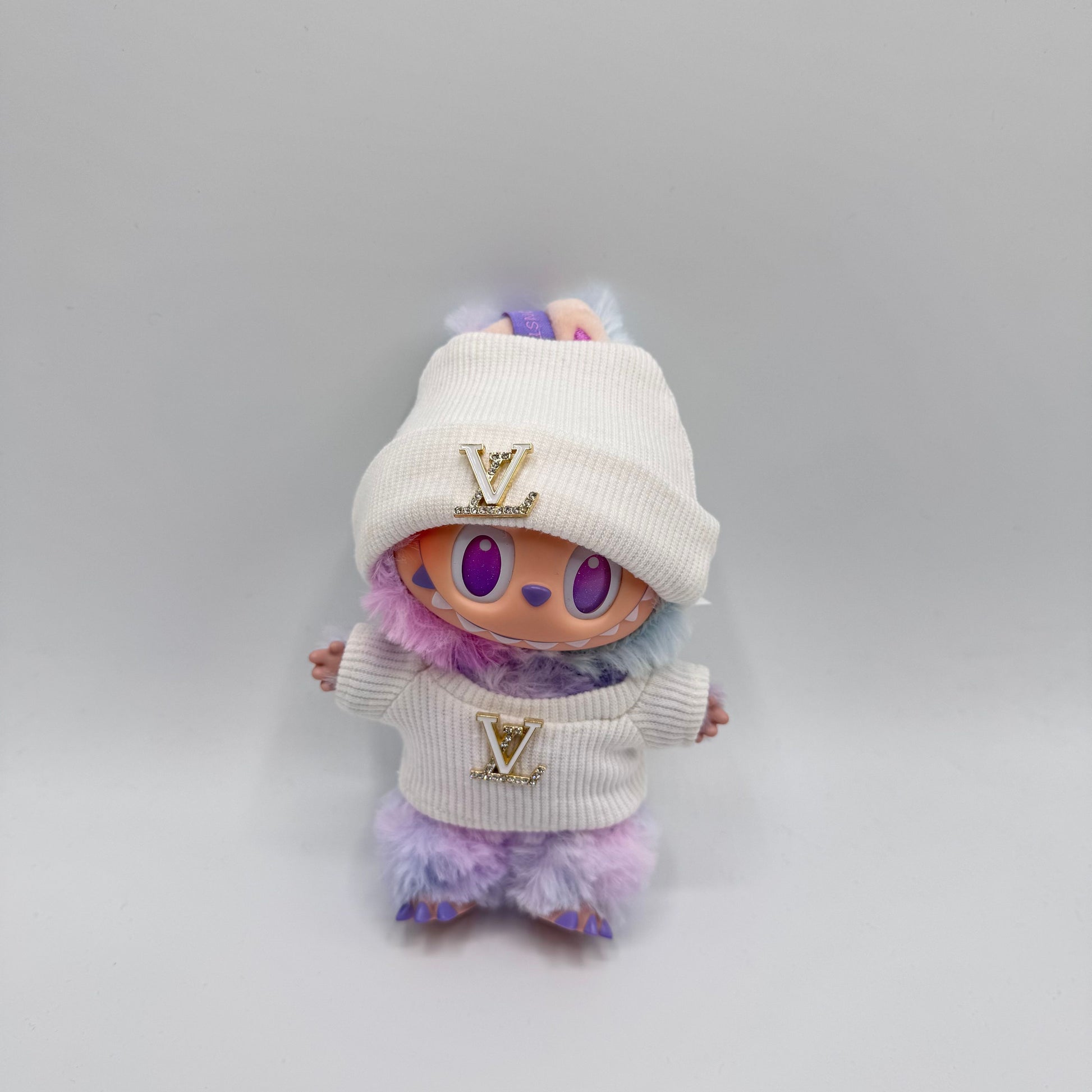 Labubu White Beanie